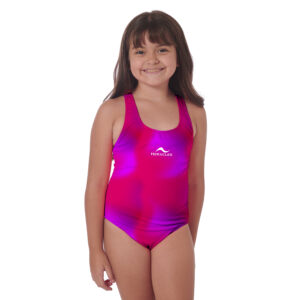 Malla de natación para niñas Heracles estampada